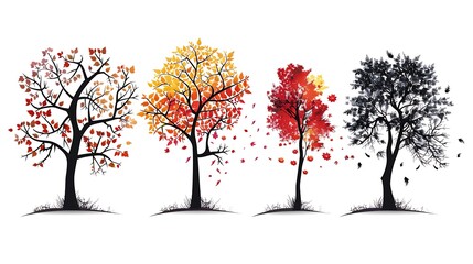 tree isolated on white background