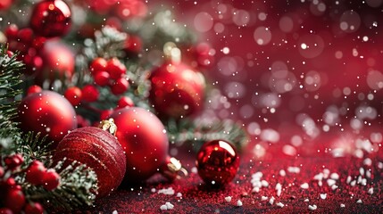 Temu-style Christmas photo background with a festive design