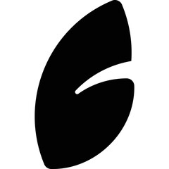 Simple vector icon leaf, plant