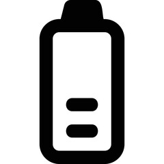 Simple vector icon battery, indicator