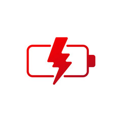 battery charge Thunder Power Flash and Bolt Energy Icon Logo