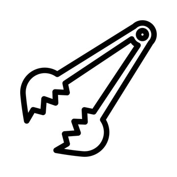 recommend clip art: forceps line icon
