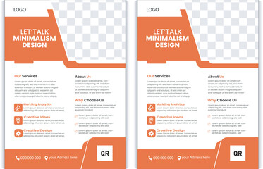 Creative corporate business flyer template, Corporate Business flyer template, Business template flyer style,