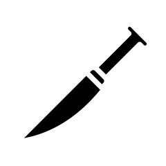 knife glyph icon