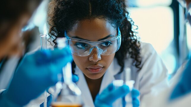 A vibrant celebration of science featuring a variety of researchers presenting groundbreaking work that highlights the vital role of science in our daily lives.