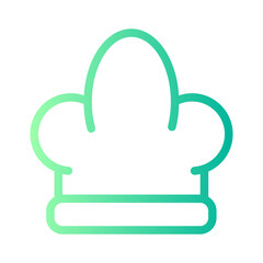 Obraz premium chef gradient icon