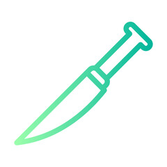knife gradient icon