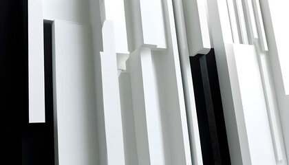 Extreme Contrast: A Visual Exploration of White and Black Stripes in Varying Shades