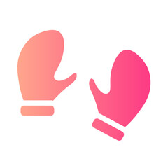 gloves gradient icon