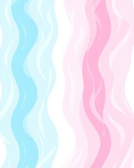Abstract waves in blue and pink colors create a soft, flowing pattern.