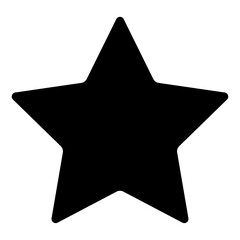 Star shape png icon sticker, flat graphic, transparent background