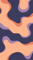 Abstract wavy pattern in warm colors with smooth transitions.