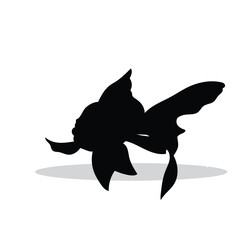 Fish silhouette, Fish Vector illustration, Fish isolated on white background																									