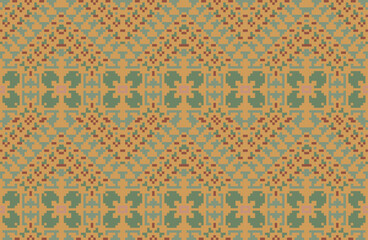 Aztec Arabic Geometric Pattern Wallpaperfolk Embroidery, Aztec Geometric Ornament Print. Design for Carpet, Wallpaper, Clothing, Wrapping, Fabric