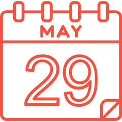 29 May Vector Icon Design