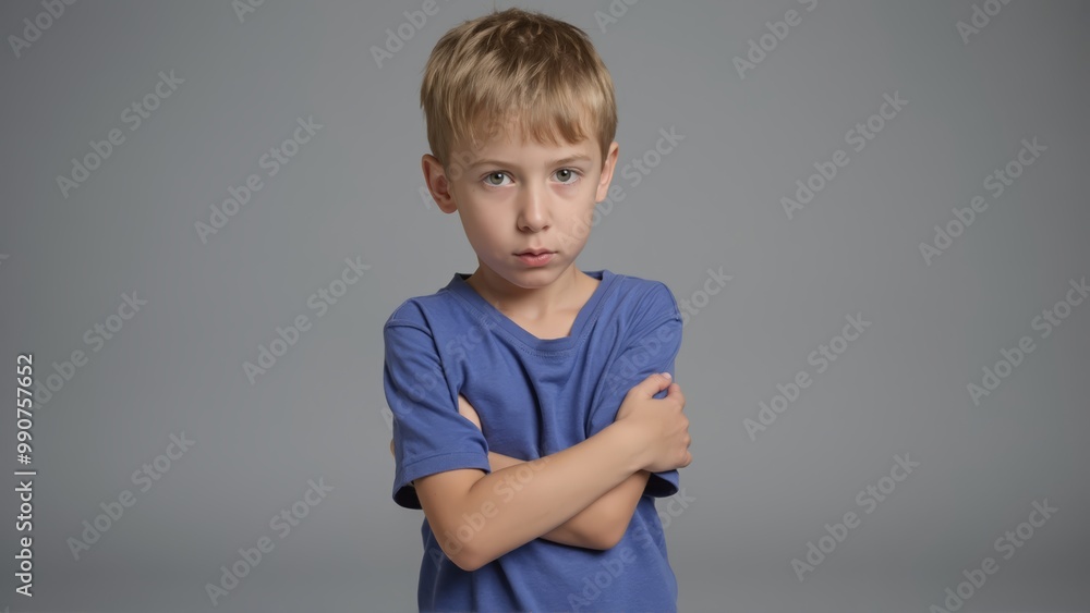 Poster portrait of a boy