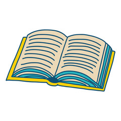 Book Graphic illustration Vector Retro Style.