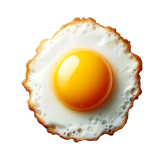  A perfectly fried egg on transparent background