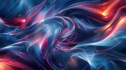 Obraz premium The dark blue background creates depth and calm, while bright orange accents add energy and warmth. This combination creates a sense of balance between calmness and activity