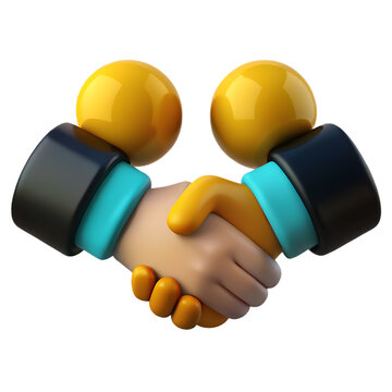 recommend clip art: hand shake 3D icon png business agreement handshake 