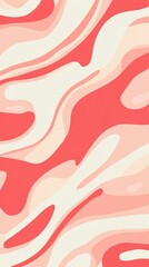 Naklejka premium Abstract wavy pattern in shades of coral and cream.