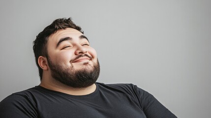 Fototapeta premium cool person thinking or doubting gesture