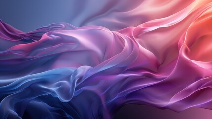 Obraz premium A background full of energy where blue, purple and pink colors transform into a fantastic landscape