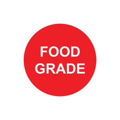 food grade sign label icon vector