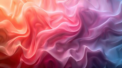 Fototapeta premium Blue and purple shades that contrast with warm pinks and oranges