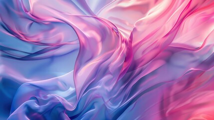 Fototapeta premium A vibrant explosion of violet and pink shades, intertwining in an abstract composition that evokes feelings of joy and spontaneity