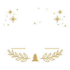 Christmas png badge, transparent background