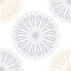 Png Islamic floral background on transparent background