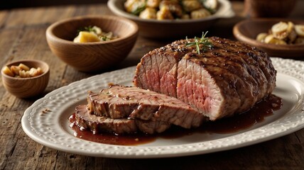 Beef steak with rosemary