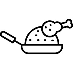 Roast Chicken Icon
