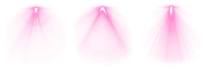 Pink light effect set