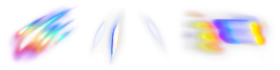 PNG isolated prism effect set