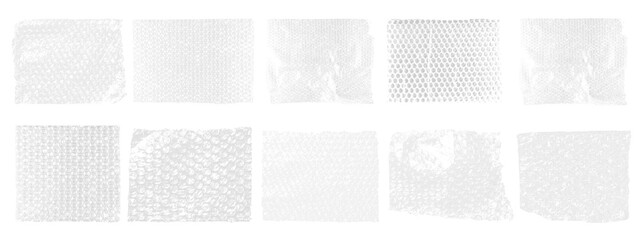 Bubble plastic wrap texture set