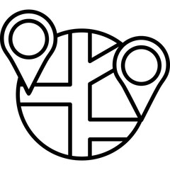 World Map Icon