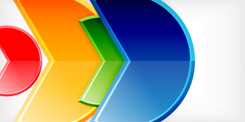 Trendy round shapes with triangular angle design element. Vector Illustration For Wallpaper, Banner, Background, Card, Book Illustration, landing page