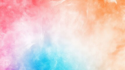 Obraz premium A soft, colorful abstract background featuring hues of red, orange, pink, and blue, creating a dreamy and vibrant atmosphere.