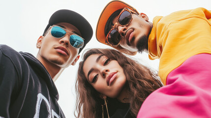 group of friends gen Z fashion outfit