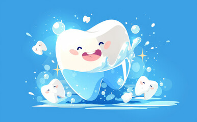International Love Teeth Day Teeth Cleaning Theme