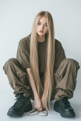 Fashion teen girl 2000s y2k style