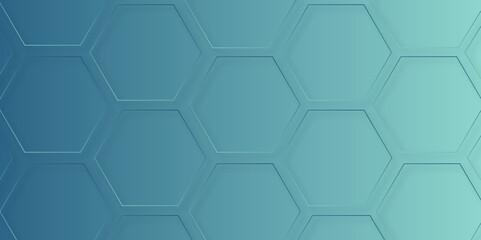 Abstract technology background with hexagons. modern geometric hexagon shape Poster, wallpaper, Landing page. geometric hexagonal, triangle, shape. Vector illustration. can be used in cover design.
