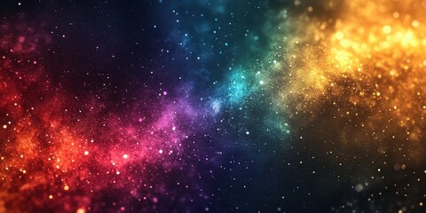 Naklejka premium Iridescent Rainbow Textures in Low Resolution Background