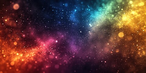 Naklejka premium Colorful Iridescent Background with Rainbow Textures