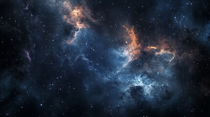 Obraz premium Space Galaxy Night Sky With Cosmic Clouds ,Universe science astronomy. Illustration Background