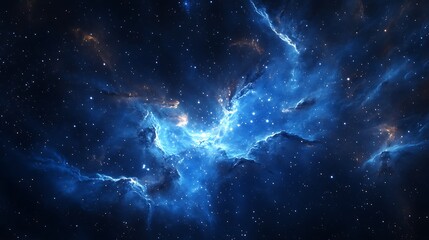 Space Galaxy Night Sky With Cosmic Clouds ,Universe science astronomy. Illustration Background