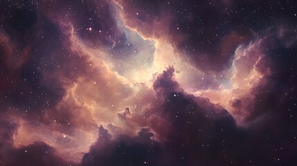 Obraz premium Space Galaxy Night Sky With Cosmic Clouds ,Universe science astronomy. Illustration Background
