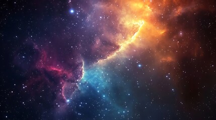 Fototapeta premium Space Galaxy Night Sky With Cosmic Clouds ,Universe science astronomy. Illustration Background